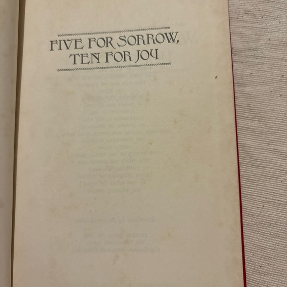 Five for Sorrow, Ten for Joy by Rumer Godden (1979 HC wo DJ) - Picture 3 of 9